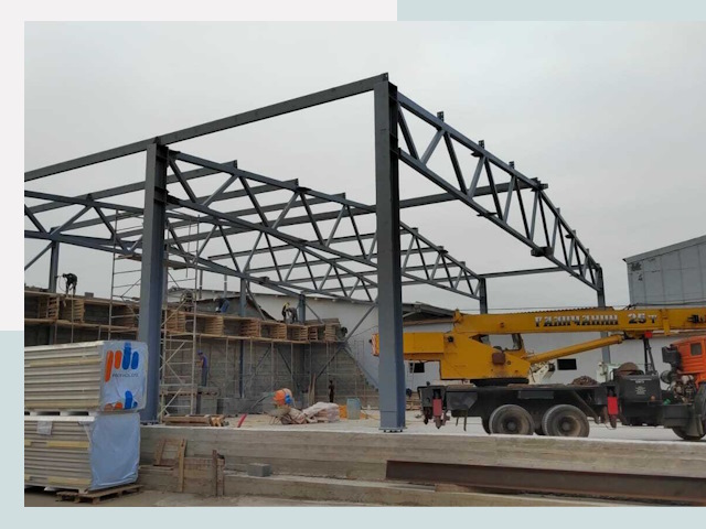 Строительство цехов в Геленджике