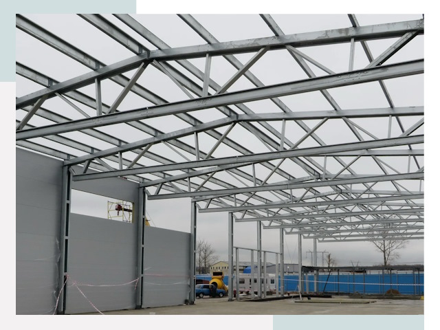 Строительство складов в Геленджик от 624 руб. за м²