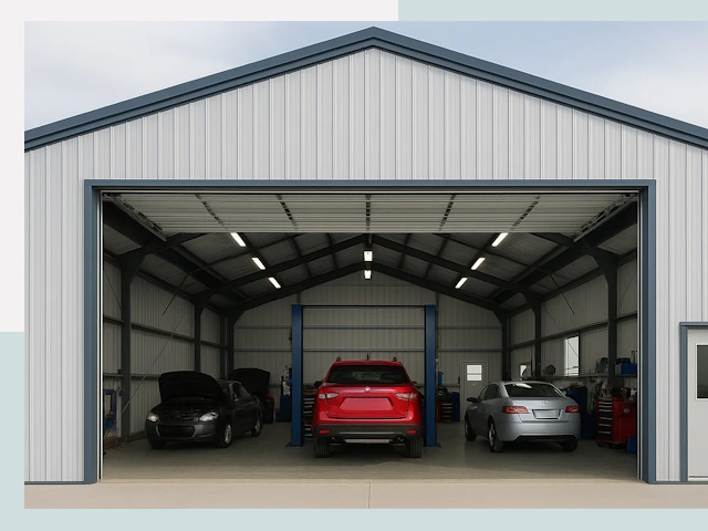 Ангары из сэндвич панелей от 624 руб. в Геленджик