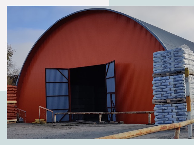 Полукруглые ангары по цене от 624 руб. в Геленджик