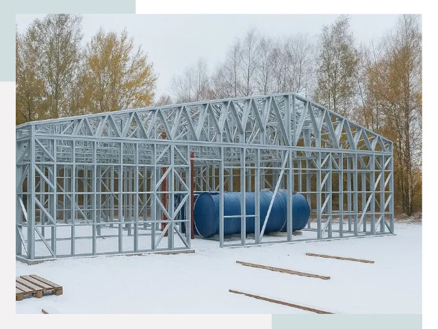 Металлические ангары в Геленджике