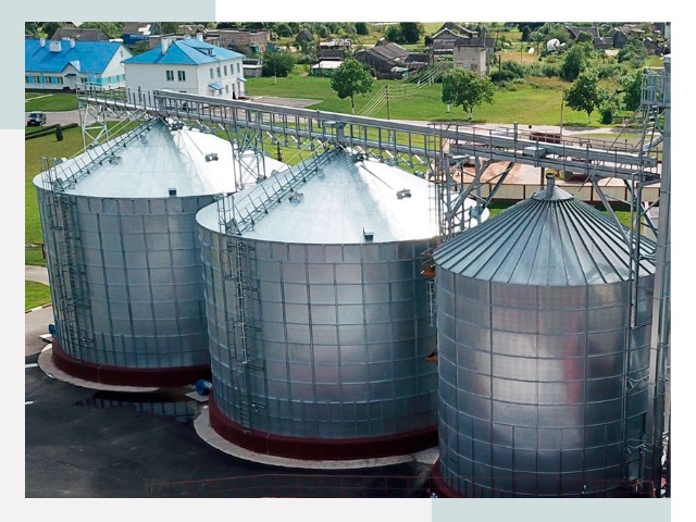 Металлические силосы в Геленджике