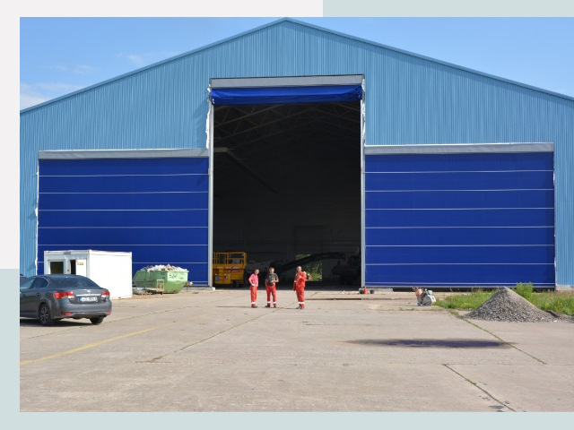 Ангарные ворота в Геленджик от СтальСтрой-Глн по цене 624 руб.